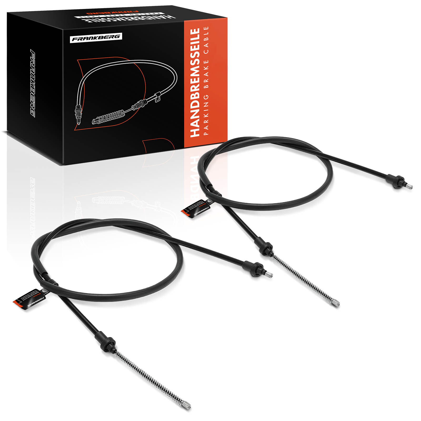 FRANKBERG 2x Parking Brake Cable for Dacia Logan LS 2004-2023 Rear Left or Right