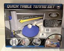 Quick Table Tennis Set Kids & Family Game Entertainment by MD Sports
