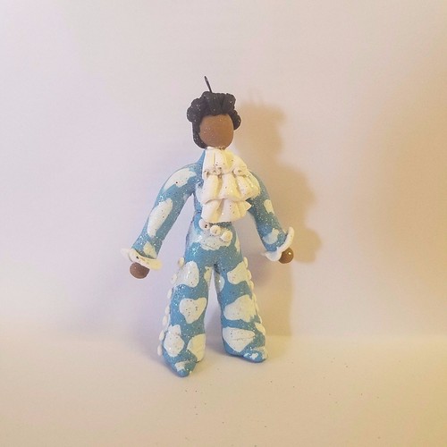 Adorno de Navidad Prince Raspberry Inspirado en la NUBE AZUL Hecho a Mano LIMITADO - Imagen 2 de 5