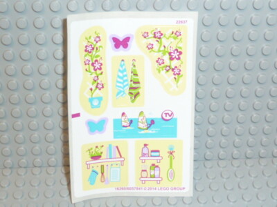 LEGO  Friends 1x Stickerbogen Aufkleber Decals 16260/6057841 für Set 41037 K420