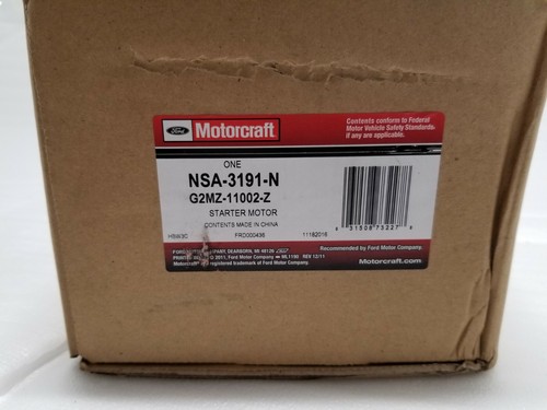New OEM Ford Motorcraft Starter Fits Mustang PLUS MORE 2.3L NSA3191N - Picture 7 of 7