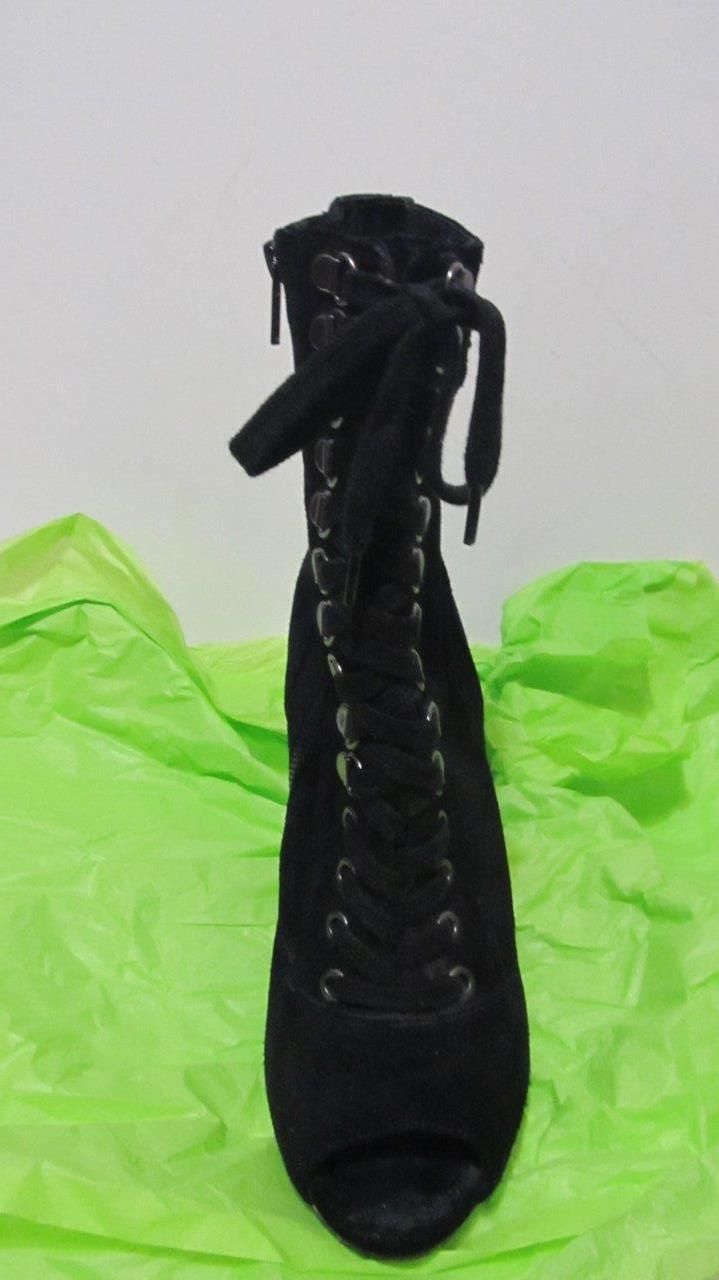 SAM SAM SAM EDELMAN BELMONT SuedeLace-Up4 HeelPeep Toe BootieBLACK10MEUC 185 c6940f SAM SAM SAM EDELMAN BELMONT SuedeLace-Up4 HeelPeep Toe BootieBLACK10MEUC 185 c6940f