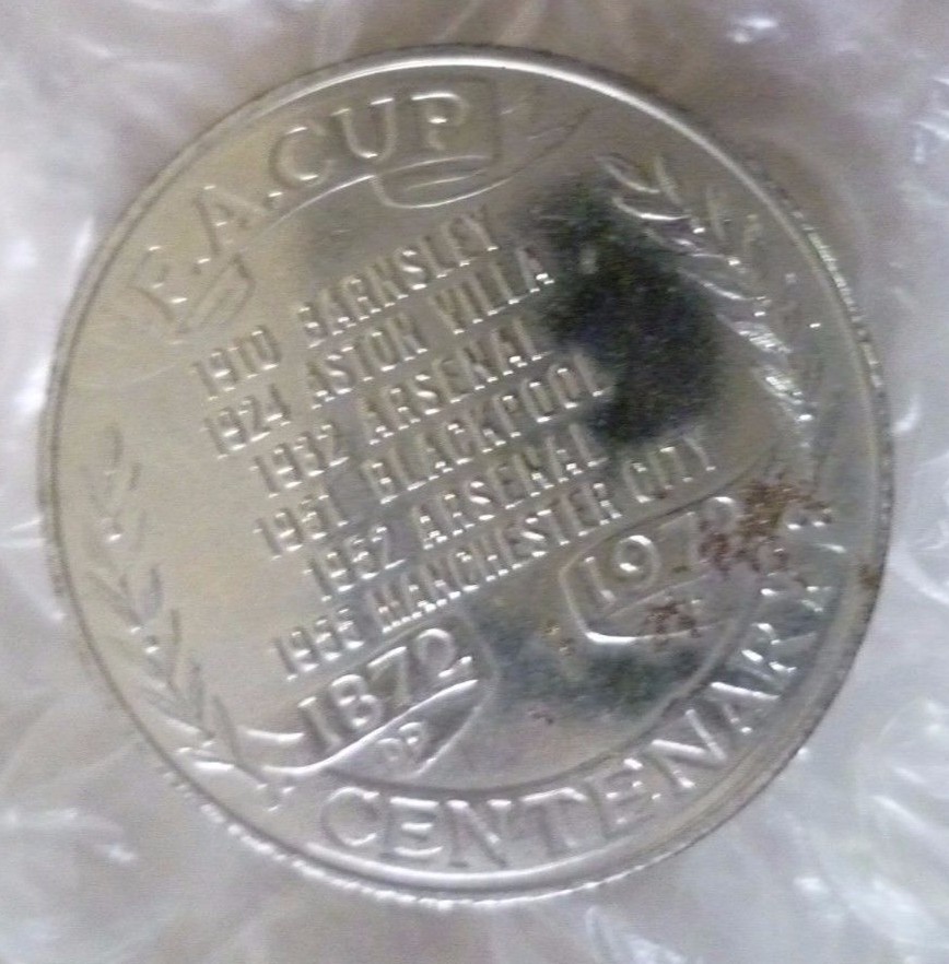 Coin FA Cup Centenary Newcastle United 18721972 Coin eBay