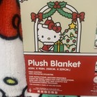 New Hello Kitty Christmas Red Bow Wreath Plush 60 x 90 Throw Blanket With Tag — photo 6