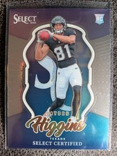 2025 Panini-Select Football Jayden Higgins RC Select Certified #19