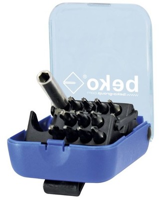 beko Bit-Box 16-tlg. + Magnet-Bithalter Bits ¼''-Sechskant 25 mm 820 016