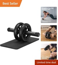Ab Roller Wheel For Abs Workout - Abdominal Core Exercise Equipment With Extr...