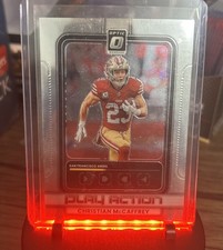 2025 Christian Mccaffrey Donruss Optic 20 🏈Play Action🏈