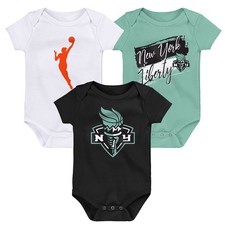 Infant Outerstuff New York Liberty Destiny 3-Piece Creeper Set