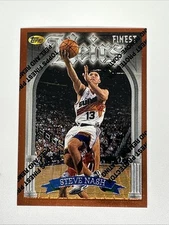 Steve Nash 1996-97 Topps Finest Bronze #217 RC Common w/coating Suns No Greening