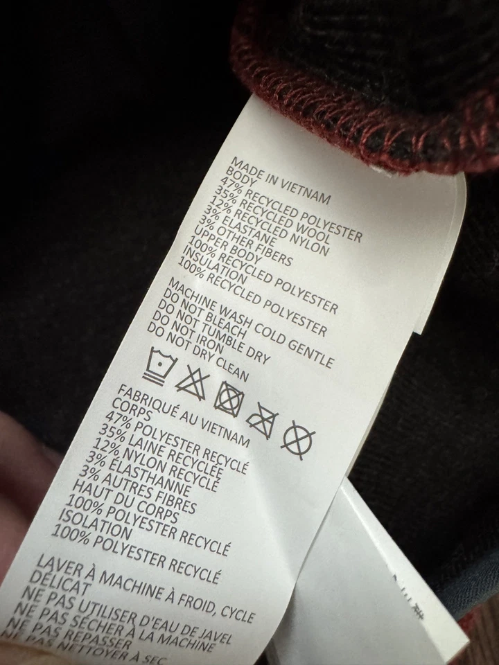 PRANA IncrediWool 1/2 zip Men’s Pullover Sz L Rust Heather Color NWT $155 - Image 4 of 4