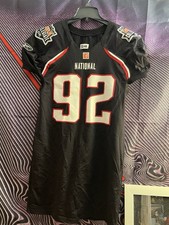2012 Authentic Reebok Nflpa Collegiate Bowl Football Game Worn Jersey Size 48
