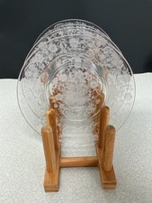 4 assiettes à salade Fostoria Buttercup 7", excellent état