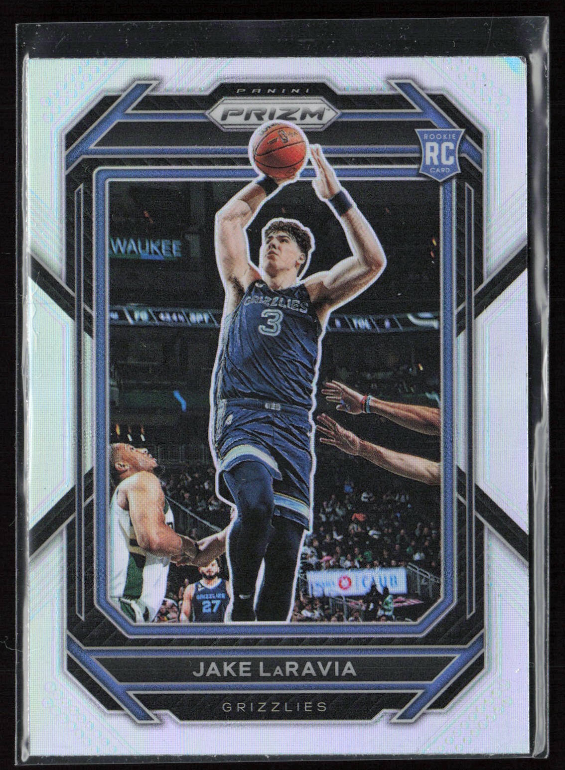 Jake LaRavia 2022-23 Panini Prizm #244 Prizms Silver Memphis Grizzlies