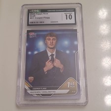 Topps 2025-26 Topps Now Draft Cooper Flagg #D1 Rookie CGC 10 Duke