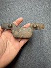 Indian Artifact Double Headed Birdstone Bug Eyed Arrowhead Artifact — photo 1