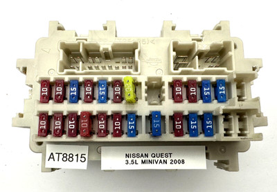 OEM 04-11 V42 Nissan Quest Armada Titan Cabin Fuse Box Interior Relay Junction