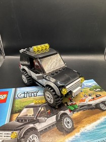 Lego City: 60058 SUV with Watercraft W/Minis & Manuals 99% Complete Read Desc