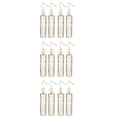 3 Pieces Ohringe Stecker Ohrhänger Für Damen Weibliche Ohrringe Retro-Ohrringe