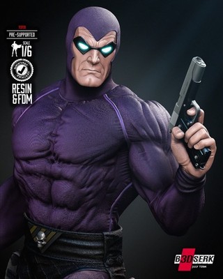 The Phantom, DC, 1/4-1/24, Sculpture, Figur, Unbemalt, 3D-Druck