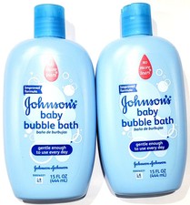 Johnson Johnson's Baby Bubble Bath Gentle No Tears ORIGINAL Formula Lot Of 2