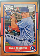 2025 Onyx Vintage - Ryan Jennings RC /99 Orange Border #OVRYJE Toronto Pitcher