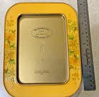 Vintage MCM The Bucklers INC NYC Yellow Gold Metal Enamel Floral Picture Frame — photo 4