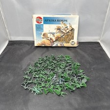Airfix 01711 Afrika Korps 48 Pieces 1/72 Scale 1986 Edition Complete W/ Extras