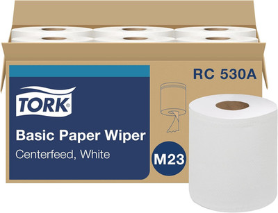 Centerfeed Hand Towel White M23, One-At-A-Time Dispensing, 6 X 530 Towels, RC530