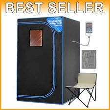 Infrared Sauna Tent with Remote - Heated Foot Pad