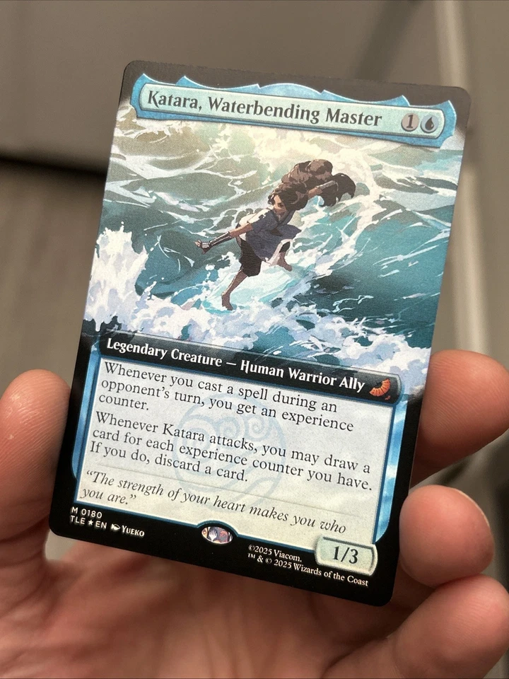 Katara, Waterbending Master M 0180 Extended Art Avatar Last Airbender Eternal NM - Image 3 of 4