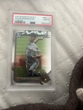 2022 Bowman Draft - Chrome Jacob Misiorowski #BDC-132 Refractor (1st) PSA 10 🔥