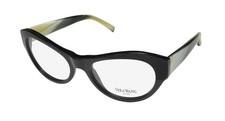 VERA WANG LUXE LARISA LARGE CATEYE HANDMADE IN ITALY RARE EYEGLASS FRAME/EYEWEAR