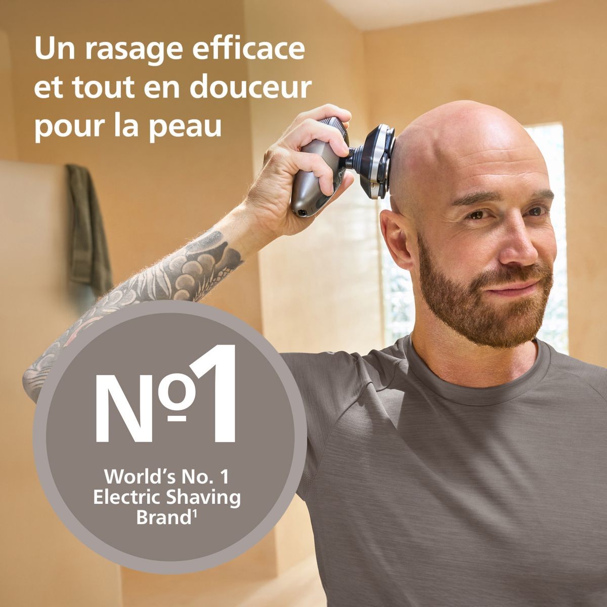 Tête de rasoir Philips : Éliminez enfin les irritations du rasage