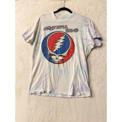 Grateful Dead Truckin Summer 1992 Tie Dye T-Shirt Steal Your Face Dancing Bears