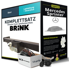 Für MERCEDES Sprinter Kombi Anhängerkupplung starr +eSatz 13pol 06- NEU AHK