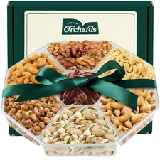 Nuts gift Basket - With a Variety of Freshly Roasted Nuts - Beautifully Packaged