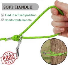 Reflective Cat Leash 15FT - Green - Escape Proof, Outdoor Walking