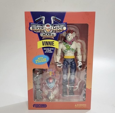 Brand New*** BIKER MICE FROM MARS VINNIE WITH GRIP CLAW & HOTDOG  NACELLE FIGURE