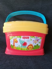 Fisher Price Baby's First Blocks Toddler Toy Shape Sorter Bucket Complete 2006