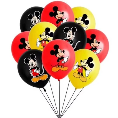 Mickey Mouse x10 Balloons Birthday Party Decorations Boys Girls Latex