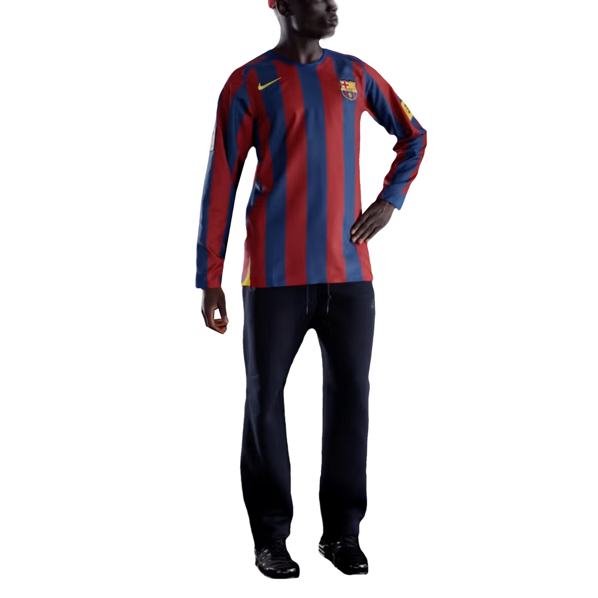 Nike FC Barcelona 05/06 長袖 175/92A Nike FC Barcelona Ronaldinho 05/06 Reissue Replica Long-Sleeve