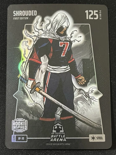 2024 Bo Jackson Battle Arena CJ Stroud Shrouded BATTLEFOIL Steel First Edition
