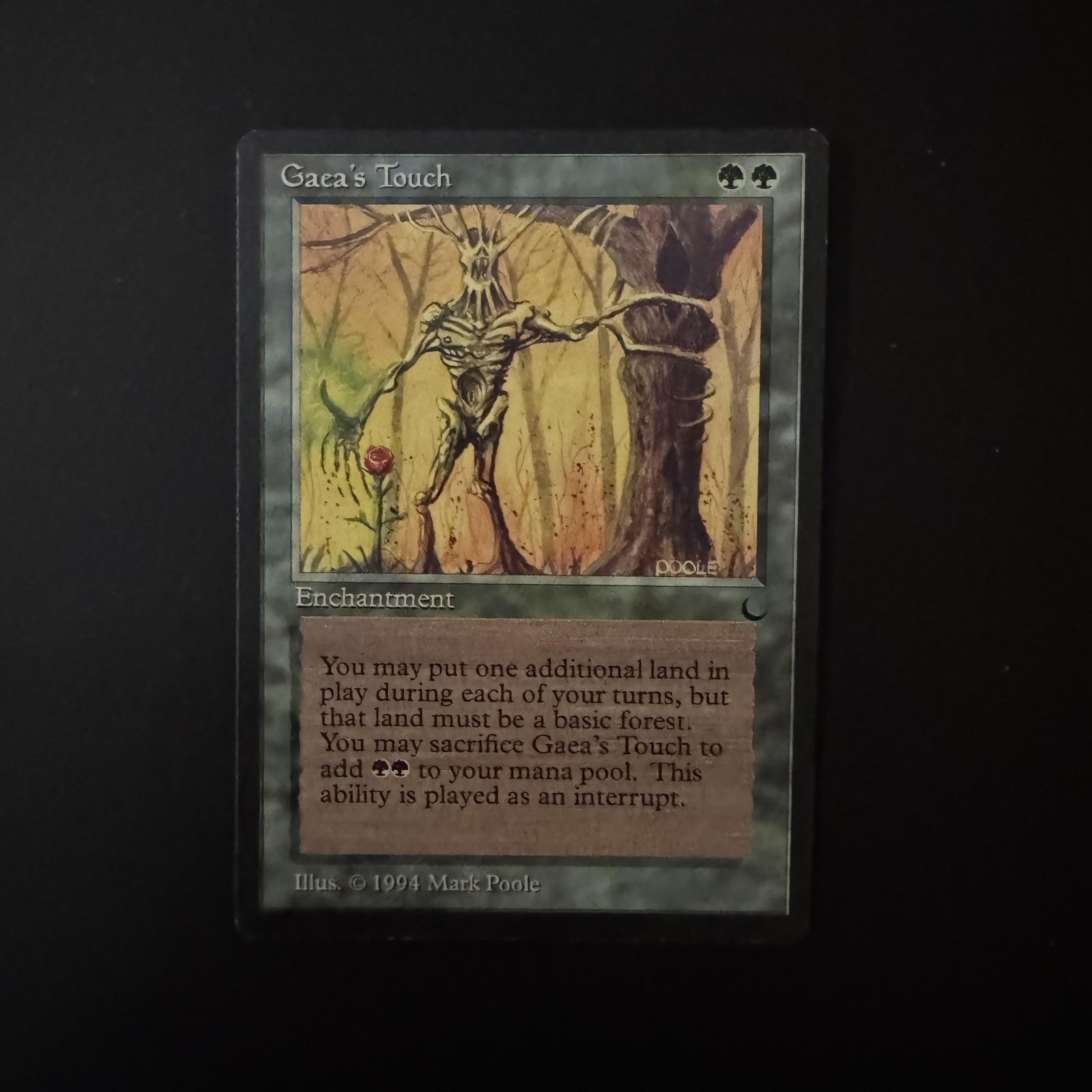 Magic The Gathering The Dark Gaea's Touch # Lightly played