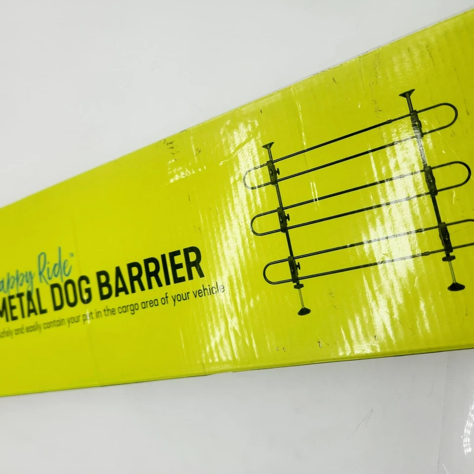 Barrera metálica ajustable PetSafe Happy Ride para perros para automóviles SUV minivans puerta para mascotas Foto 3 de 4