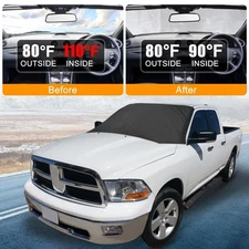 Universal Magnetic Car Windshield Cover All Weather Sun Rain Frost Guard Protect
