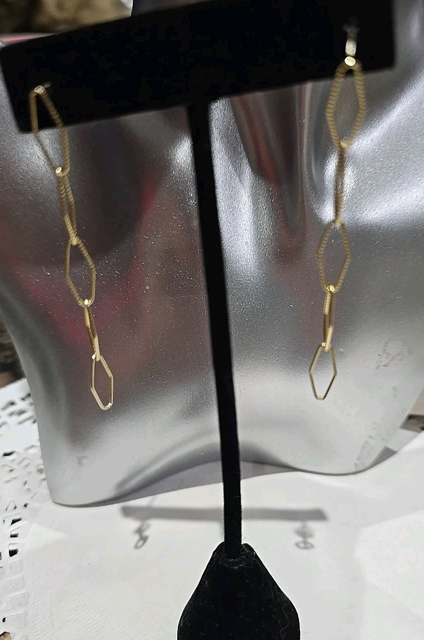 Sterling Silver Overlay  Dangle Earring SER#108 - image 3