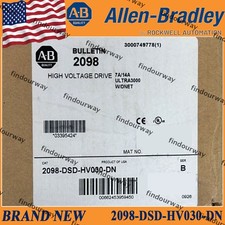2098-DSD-HV030-DN New Sealed AB PLC Ultra 3000 Servo Drive FreeShip US AB