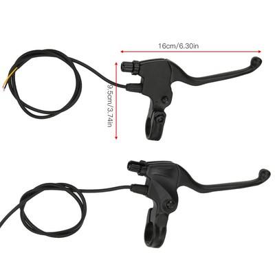 1Pair E-Bike Bremse Hebel Aluminium Legierung Linke Bremse& Rechte Hand Bre RS