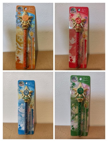 Sailor Moon Pointer Wand 4 Guardian Set New Unopened Collectible 15+